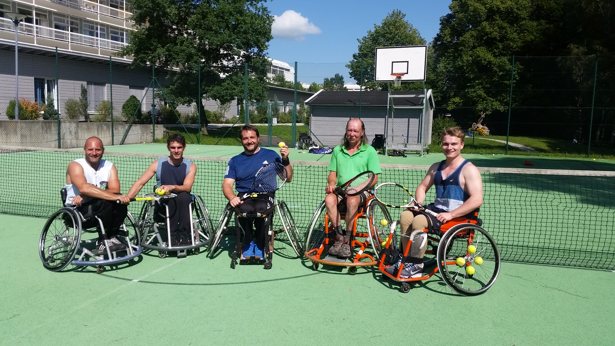 Schnuppertag Rollstuhltennis in Murnau