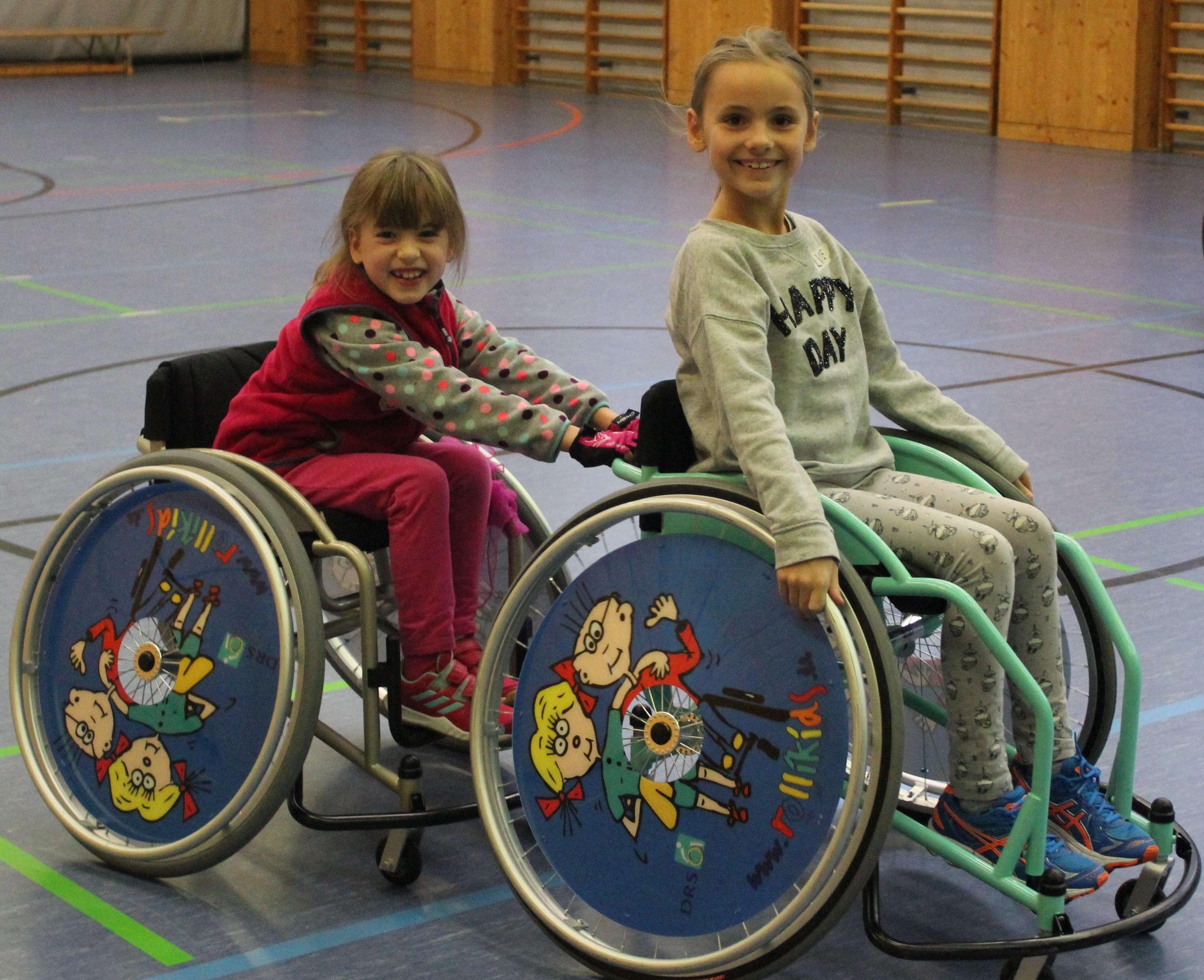 Kindersport: Inklusives Rollstuhlsport- und Wassersportwochenende