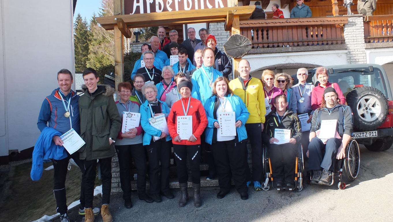 Offene BVS Bezirks Ski-Nordisch Meisterschaften 2019  in Lohberg-Scheiben mit Teilnehmern aus Niederbayern