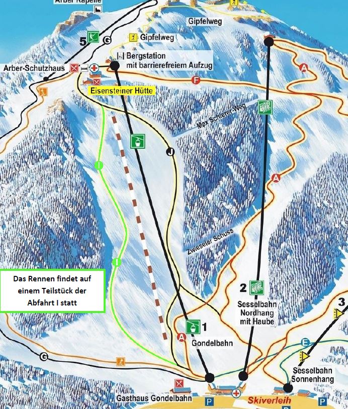 Rennstrecke BM Ski Alpin